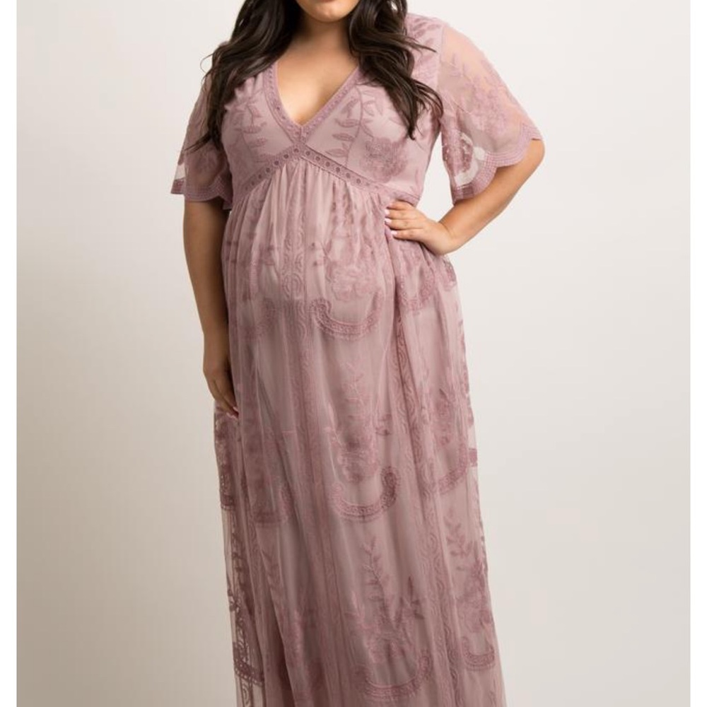 Pinkblush Maternity 1xl Lace Maternity dress